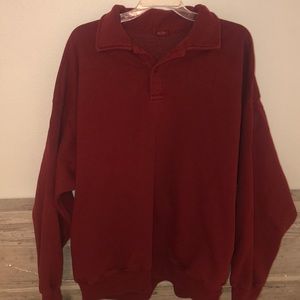 Brandy Melville red pullover (great condition!)